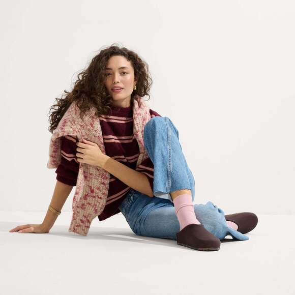 Rothy's Dark Brown Knit Mules - Picture 3 of 3